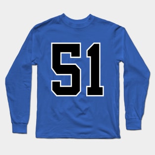 Number 51 Long Sleeve T-Shirt